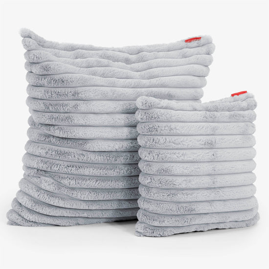 Párnahuzat 47 x 47cm - Ultra Plüss Kord Kacsa tojás kék 02