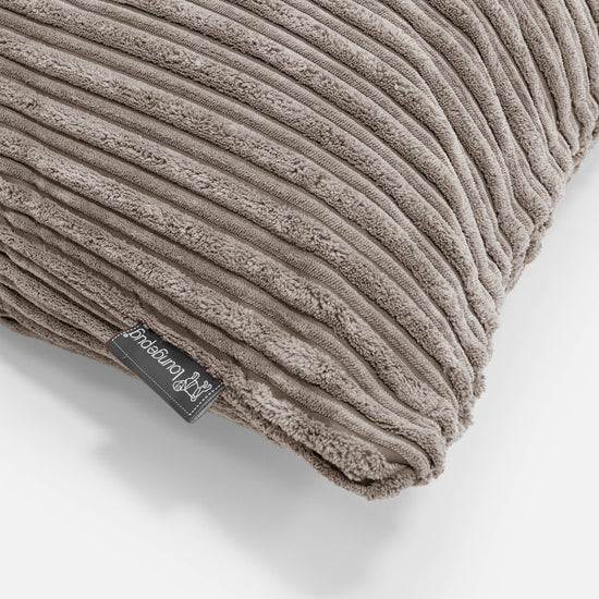 Párnahuzat 35 x 50cm - Klasszikus Kordbársony Galambszürke 02