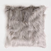 Párnahuzat 47 x 47cm - Mongol Műszőrme Szürke 01