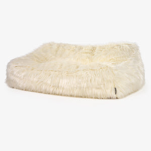 Sloucher Babzsák-Kanapé - Mongol Műszőrme Pávakék