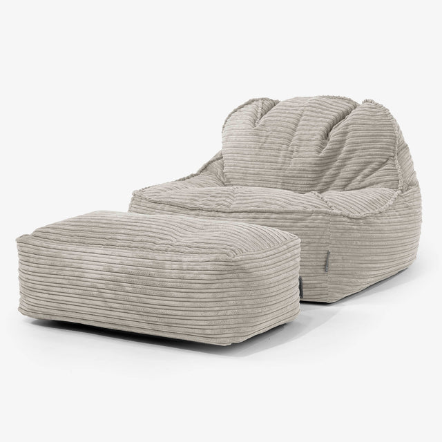 Sloucher Babzsákfotel 2.0 - Klasszikus Kordbársony Nerc 02