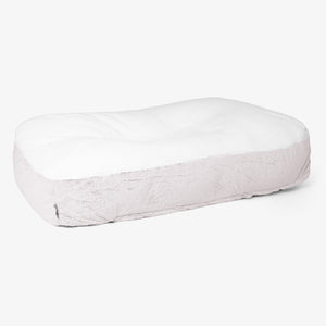 Sloucher XL Kutyaágy - Sztintetikus Nyúlszőr Fakó Rózsaszínű
