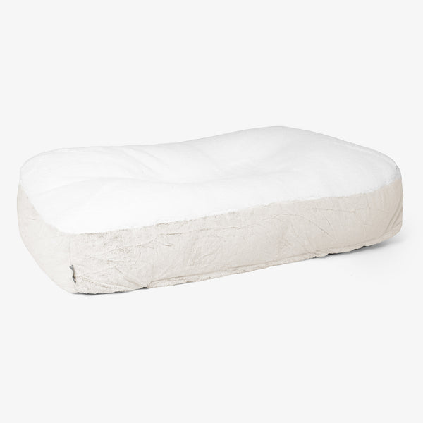 Sloucher XL Kutyaágy - Sztintetikus Nyúlszőr Fehér 01