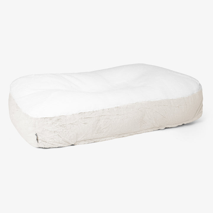 Sloucher XL Kutyaágy - Sztintetikus Nyúlszőr Fehér 01