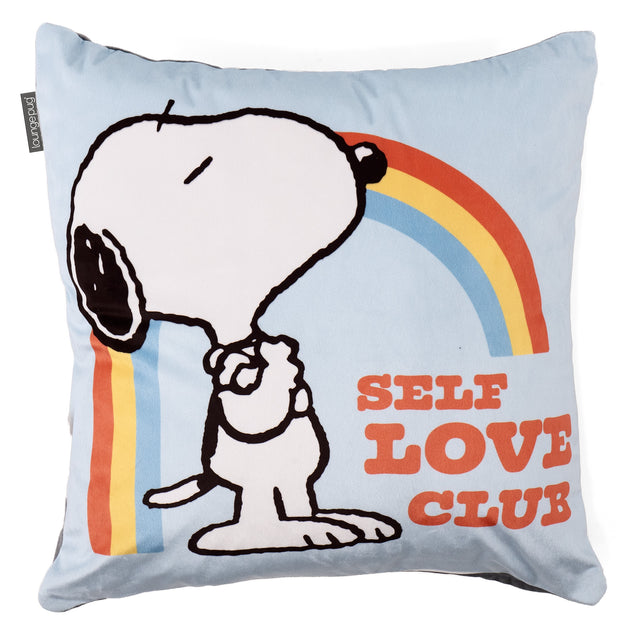 Snoopy Párnahuzat 47 x 47cm - Szivárvány 01