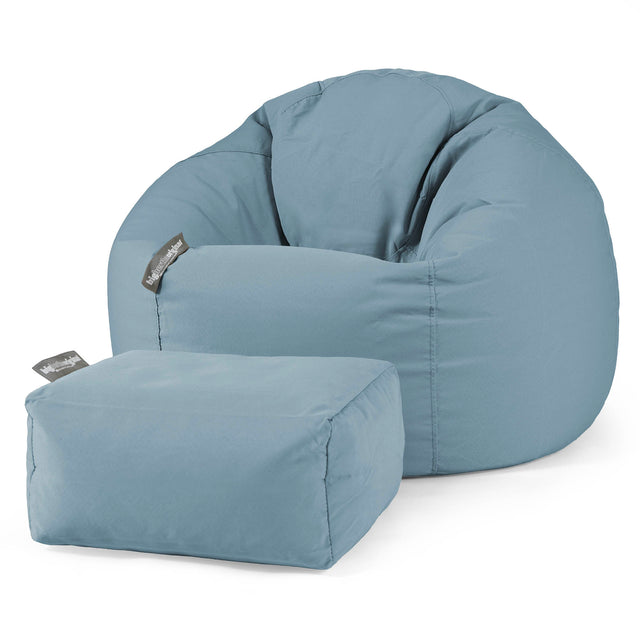 SoleiStorm™ Ultra 2000 h+ Klasszikus Babzsákfotel - Olefin Babakék 02