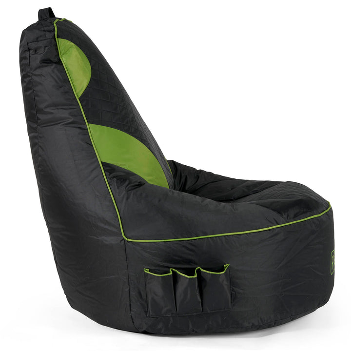 Steppelt Gamer Babzsák - Fekete / Zöld 02