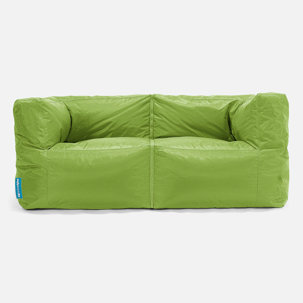 2 Személyes Modulrendszerű Babzsák-Kanapé - SmartCanvas™ Zöldcitrom 01