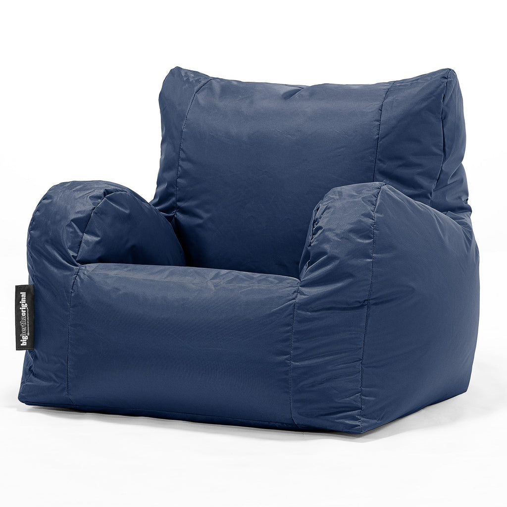Babzsákfotel Kartámasszal - SmartCanvas™ Sötétkék 01