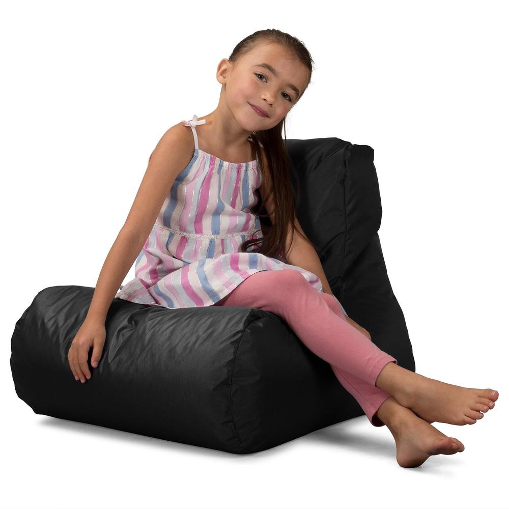 Gyermek Babzsák-Klubfotel 2-6 Éves - SmartCanvas™ Fekete 03