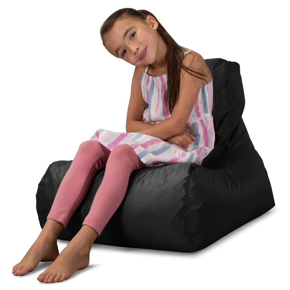 Gyermek Babzsák-Klubfotel 2-6 Éves - SmartCanvas™ Fekete 04
