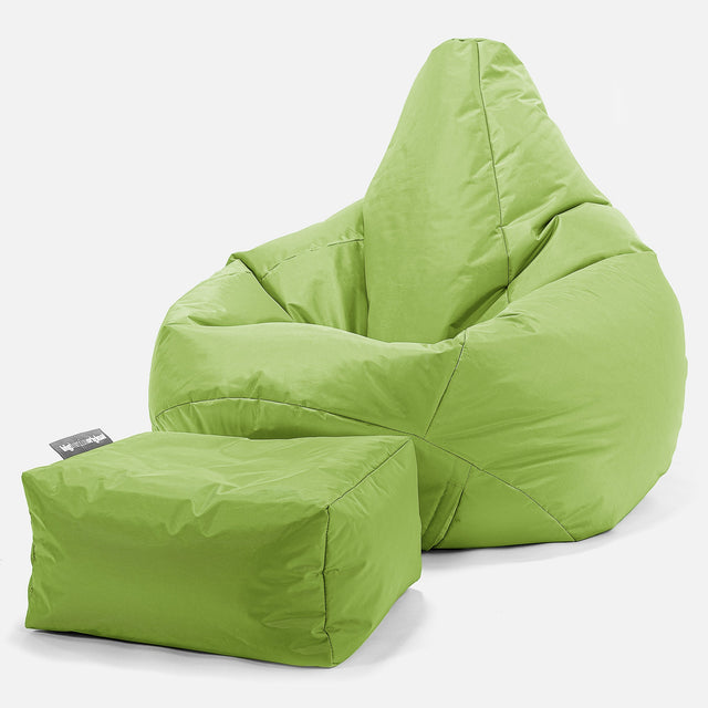 Háttámlás babzsákfotel - SmartCanvas™ Zöldcitrom 01