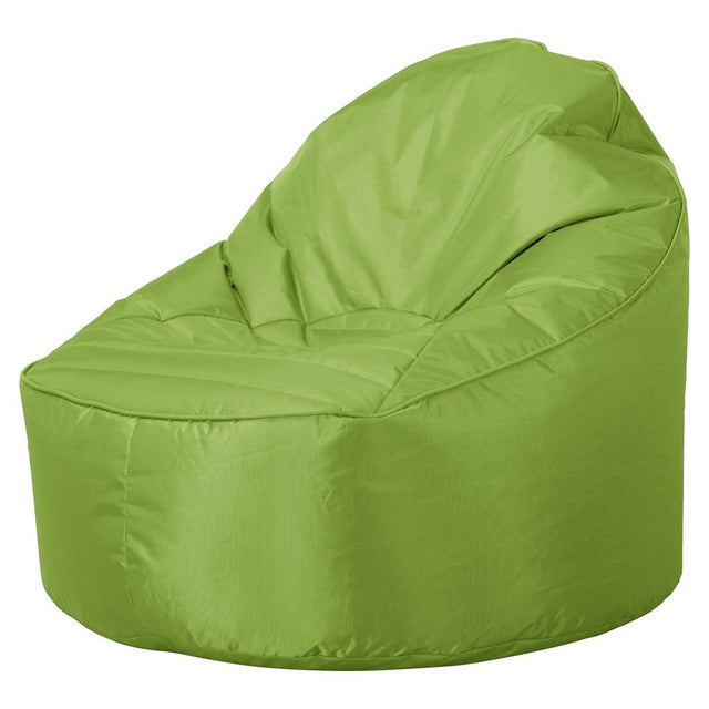 Kényelmes Párnázású Babzsákfotel Gyermekek Számára 2-6 Éves - SmartCanvas™ Zöldcitrom 01