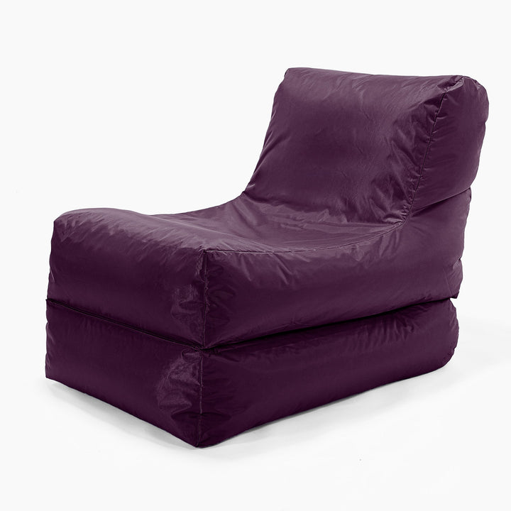 Összehajtható Napozó Babzsák-Klubfotel - SmartCanvas™ Bíbor 03