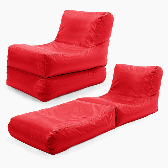 Összehajtható Napozó Babzsák-Klubfotel - SmartCanvas™ Vörös 01