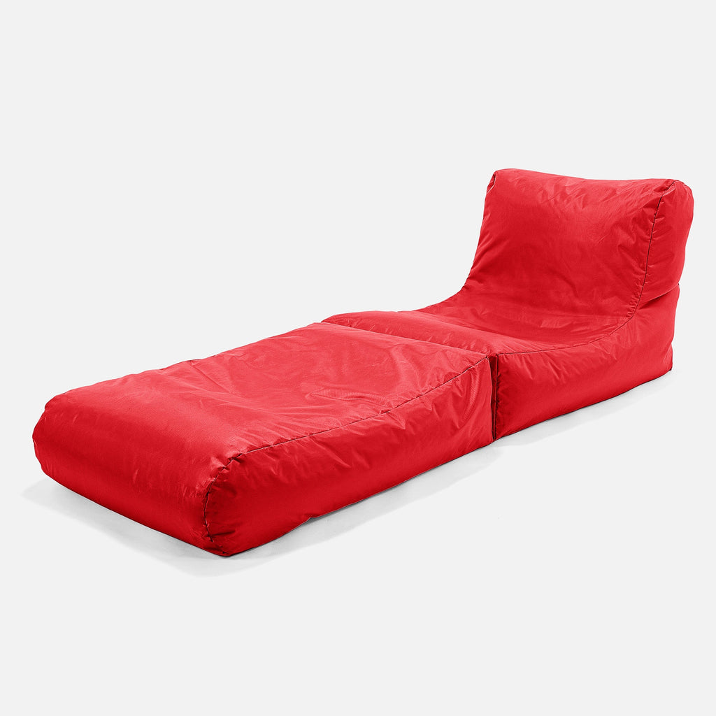 Összehajtható Napozó Babzsák-Klubfotel - SmartCanvas™ Vörös 02