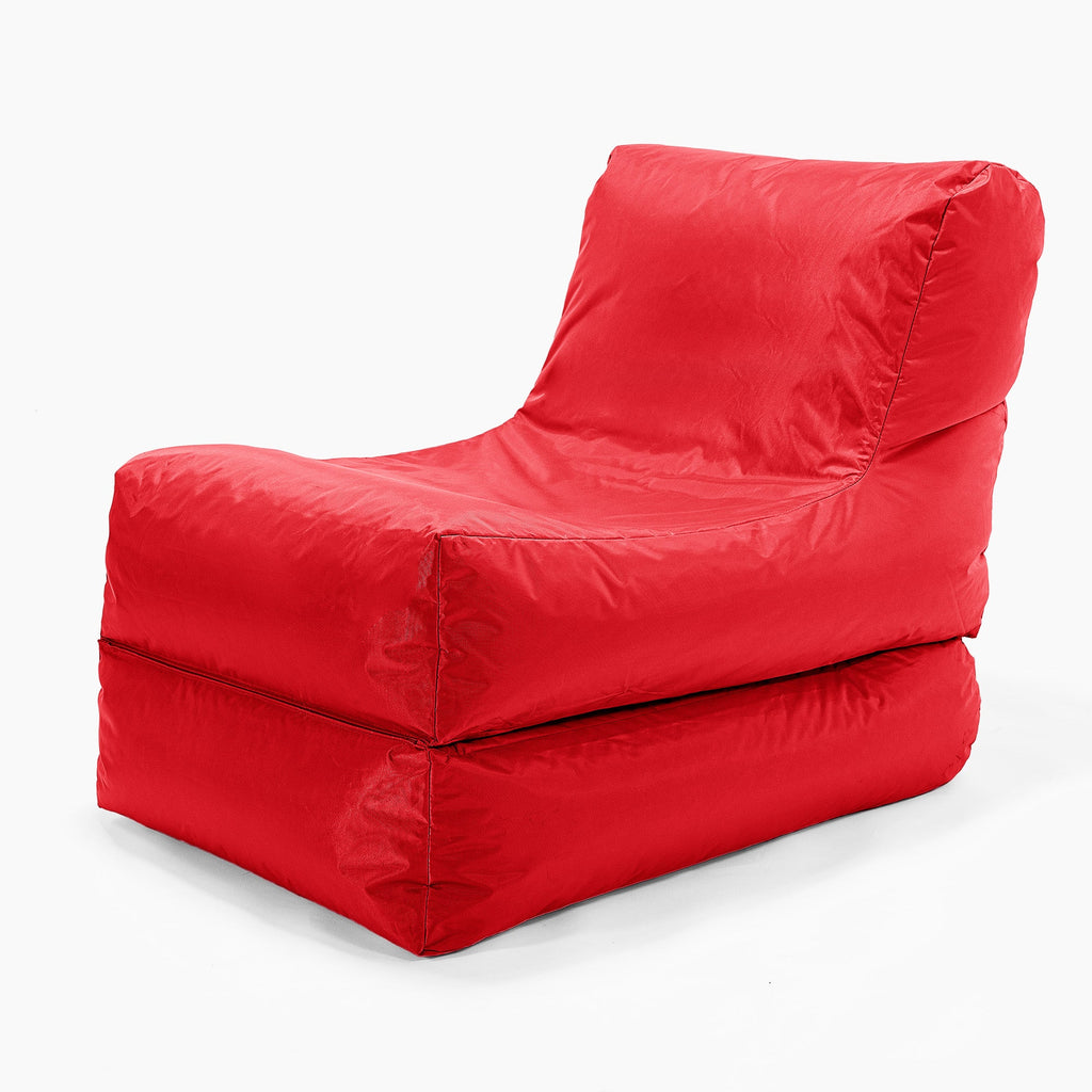 Összehajtható Napozó Babzsák-Klubfotel - SmartCanvas™ Vörös 03