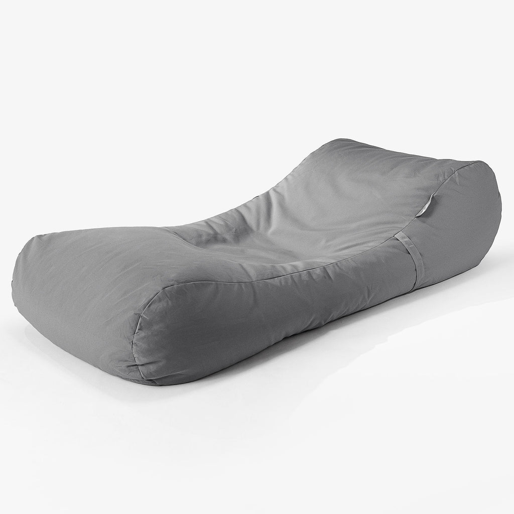 SoleiStorm™ Ultra 2000 h+ Összehajtható Napozó Babzsák-Klubfotel - Olefin Középszürke 01