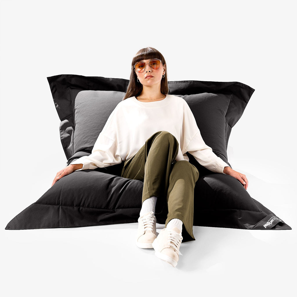 SoleiStorm™ Ultra 2000 h+ XXL Óriás Babzsák - Olefin Fekete 01