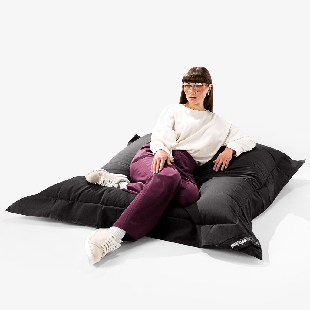 SoleiStorm™ Ultra 2000 h+ XXL Óriás Babzsák - Olefin Fekete 03