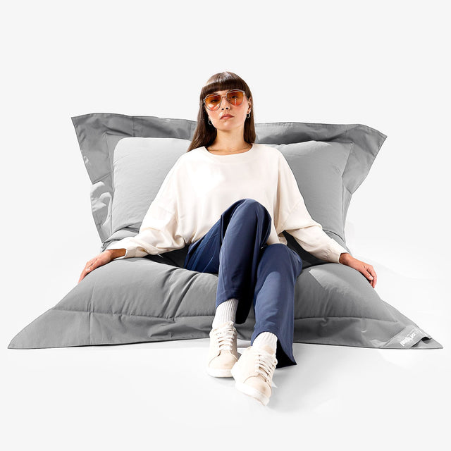 SoleiStorm™ Ultra 2000 h+ XXL Óriás Babzsák - Olefin Középszürke 01