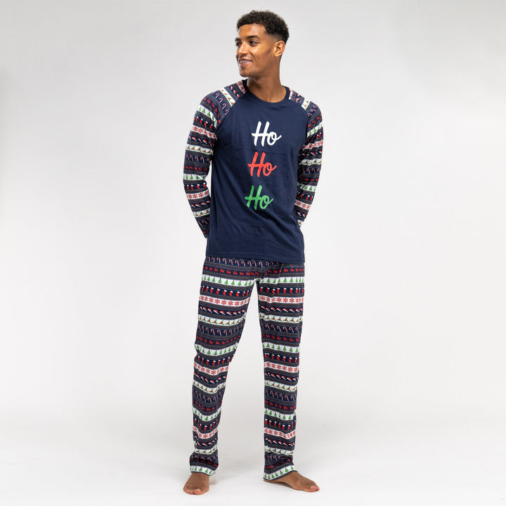 Férfi Jersey Pizsama - Fair Isle 02