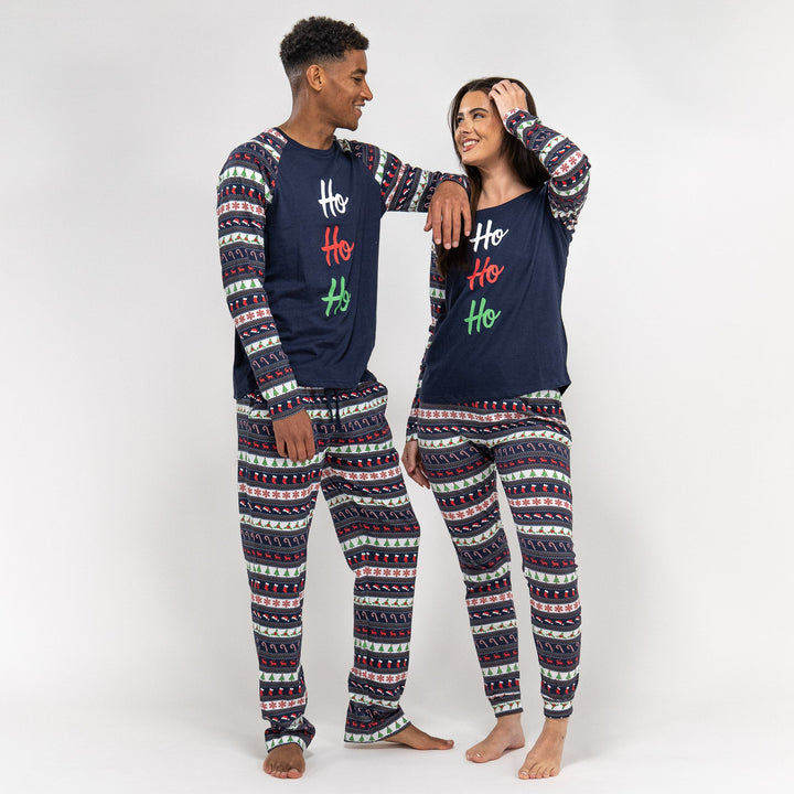 Férfi Jersey Pizsama - Fair Isle 05
