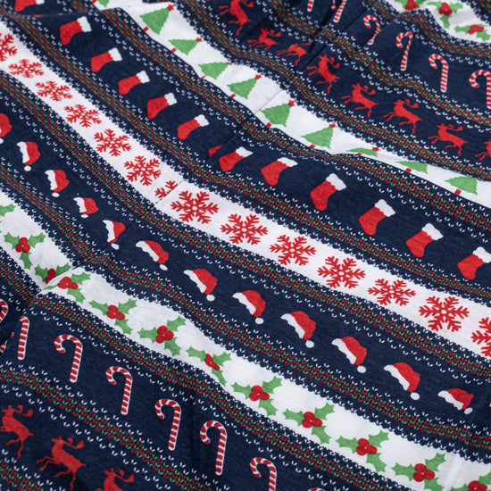 Férfi Jersey Pizsama - Fair Isle 06