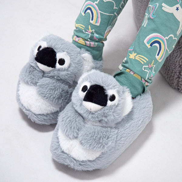 Gyerek Papucsok - Koala Fabric Close-up Image