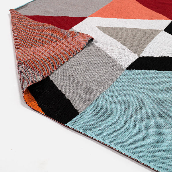 Dísztakaró / Pléd Kanapéhoz - Kötött Cotswold Fabric Close-up Image