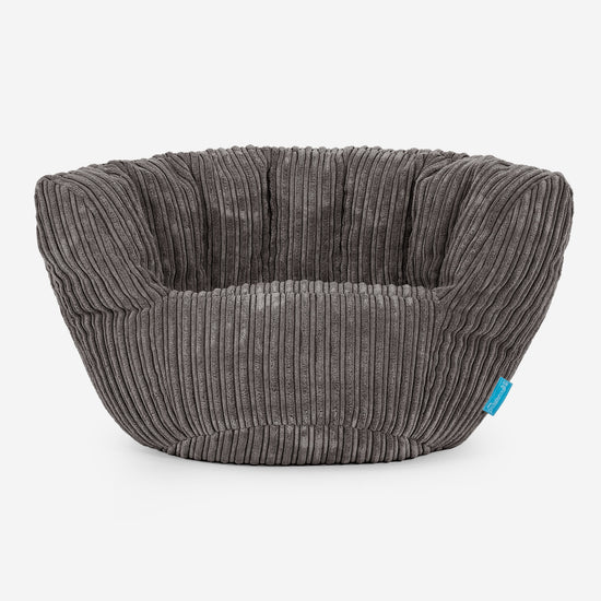 Charles Vintish Babzsák Gyermekek Számára 2-6 Éves - Klasszikus Kordbársony Grafitszürke 01