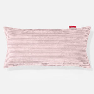XL Négyszögletű Párnahuzat 40 x 70cm - Klasszikus Kordbársony Pirosító Rózsaszín