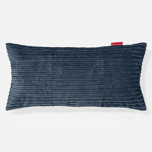 XL Négyszögletű Párnahuzat 40 x 70cm - Klasszikus Kordbársony Sötétkék