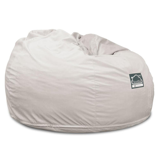 Cloudsac 510 XL Nagyméretű Memóriahabos Babzsák - Bársony Ezüst 05