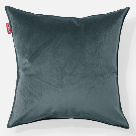 Extra Nagypárnahuzat 70 x 70cm - Bársony Pávakék 01
