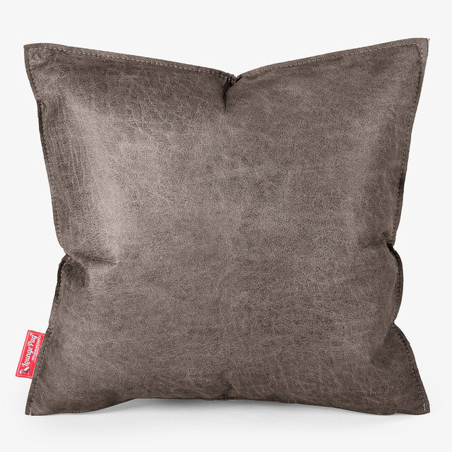 Extra Nagypárnahuzat 70 x 70cm - Öregített Bőr Természetes pala 01