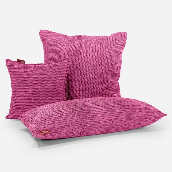 Extra Nagypárnahuzat 70 x 70cm - Pompon Rózsaszínű 04