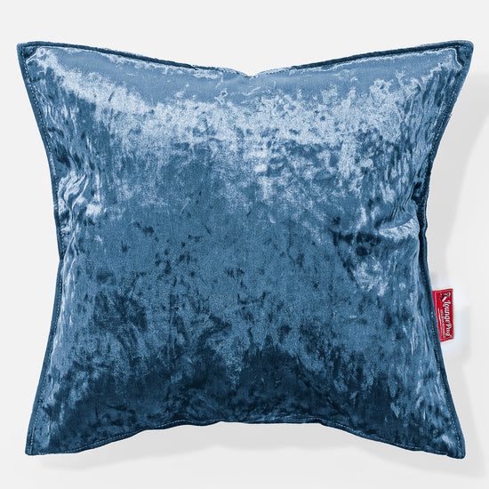 Extra Nagypárnahuzat 70 x 70cm - Retró Bársony Pávakék 01