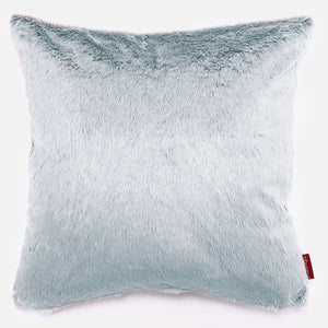Extra Nagypárnahuzat 70 x 70cm - Sztintetikus Nyúlszőr Fakó Kék