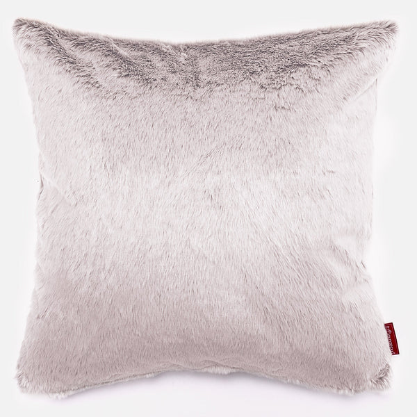 Extra Nagypárnahuzat 70 x 70cm - Sztintetikus Nyúlszőr Fakó Rózsaszínű 01