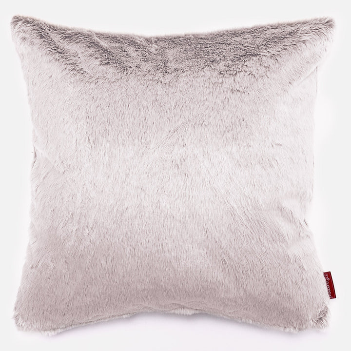 Extra Nagypárnahuzat 70 x 70cm - Sztintetikus Nyúlszőr Fakó Rózsaszínű 01