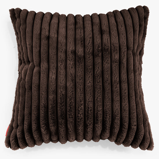 Extra Nagypárnahuzat 70 x 70cm - Ultra Plüss Kord Sable 01