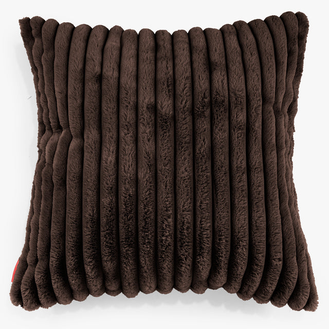 Extra Nagypárnahuzat 70 x 70cm - Ultra Plüss Kord Sable 01
