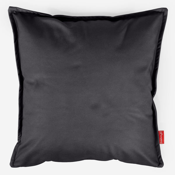 Extra Nagypárnahuzat 70 x 70cm - Vegán Bőr Fekete 01