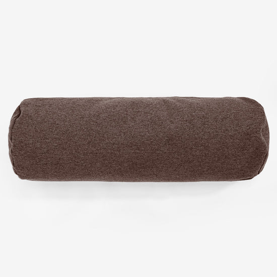 Hengerpárnahuzat 20 x 55cm - Interalli Gyapjú Barna 02