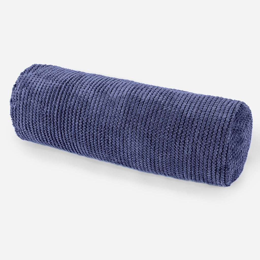Hengerpárnahuzat 20 x 55cm - Pompon Bíbor 01