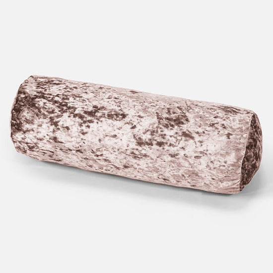 Hengerpárnahuzat 20 x 55cm - Retró Bársony Trüffel 01