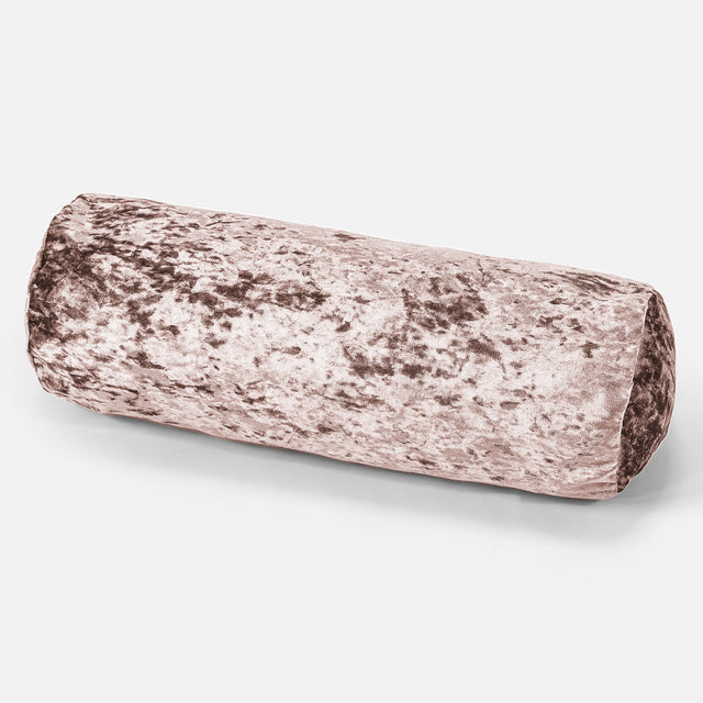 Hengerpárnahuzat 20 x 55cm - Retró Bársony Trüffel 01
