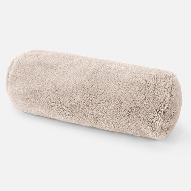 Hengerpárnahuzat 20 x 55cm - Teddy Műszőrme Nerc 01