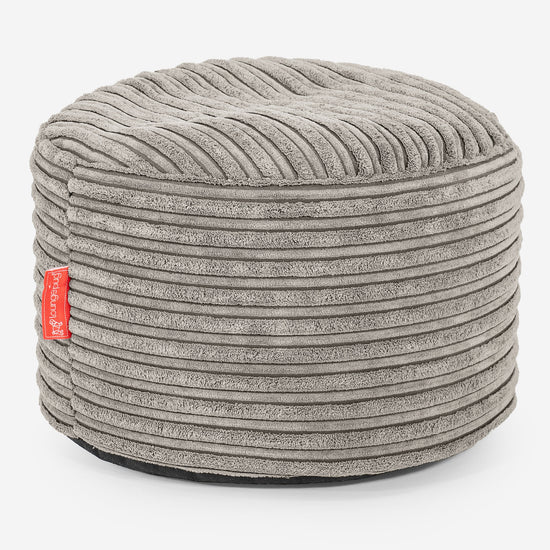 Kis Kerek Lábtartó - Klasszikus Kordbársony Nerc 01